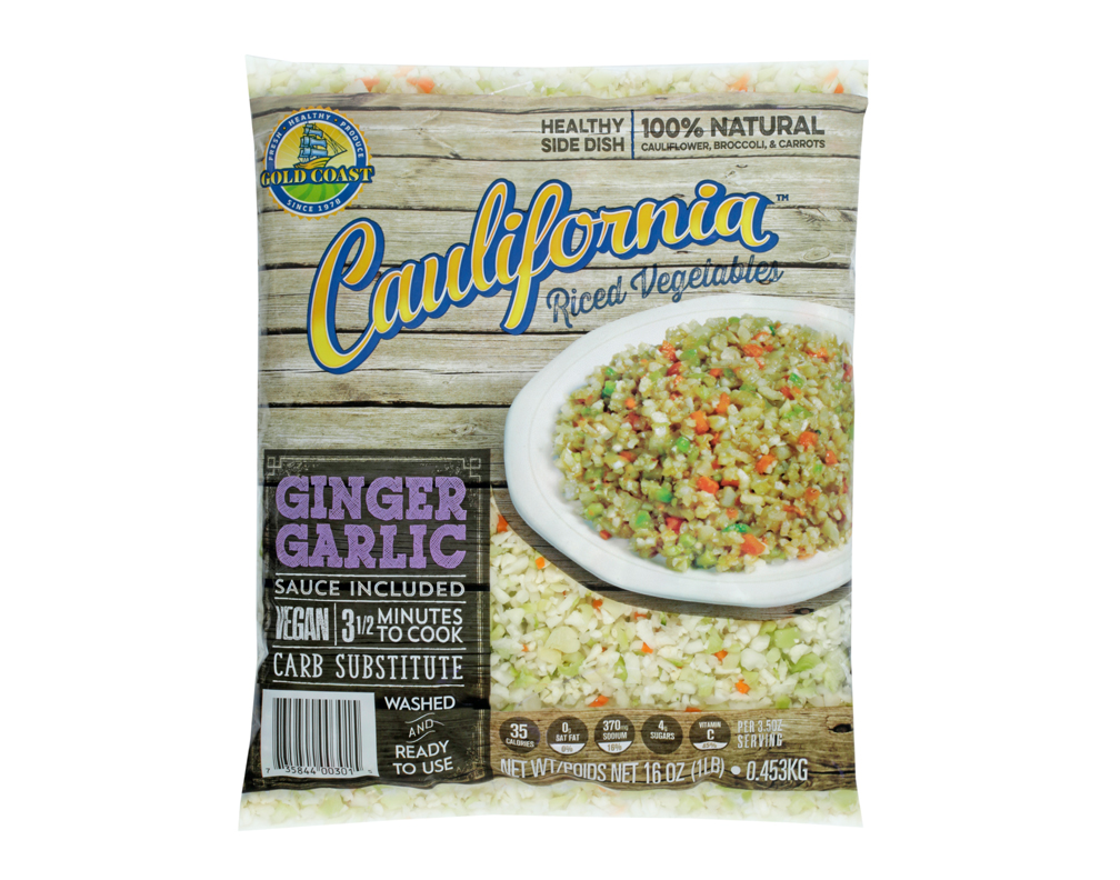 Ginger Garlic Caulifornia™ Riced Vegetables