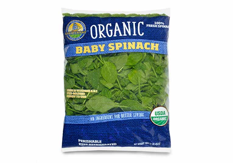 Organic Baby Spinach – 1lb.